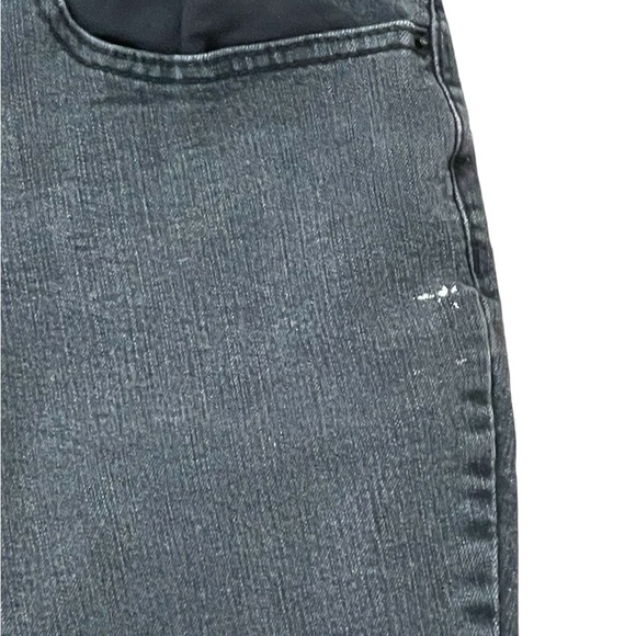 Time and Tru High Rise Skinny Black Jeans * Size 20P Petite * Faded Distressed - Picture 3 of 11